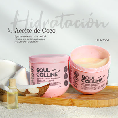 Mascarilla Capilar Reparadora Soul Colline x 450g